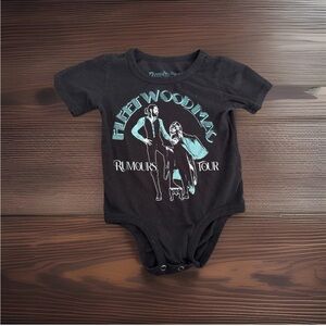Rowdy Sprouts Fleetwood Mac Rumours Baby Bodysuit 6–12M (Flawed)